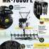 Мотоблок Huter МК-7800PL BIG FOOT, бензиновый, 7.8л.с. (комплект из 2-х коробок) [70/5/62]